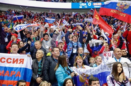 Россия фанаты большое количество