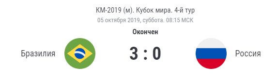 Брасилия 3:0