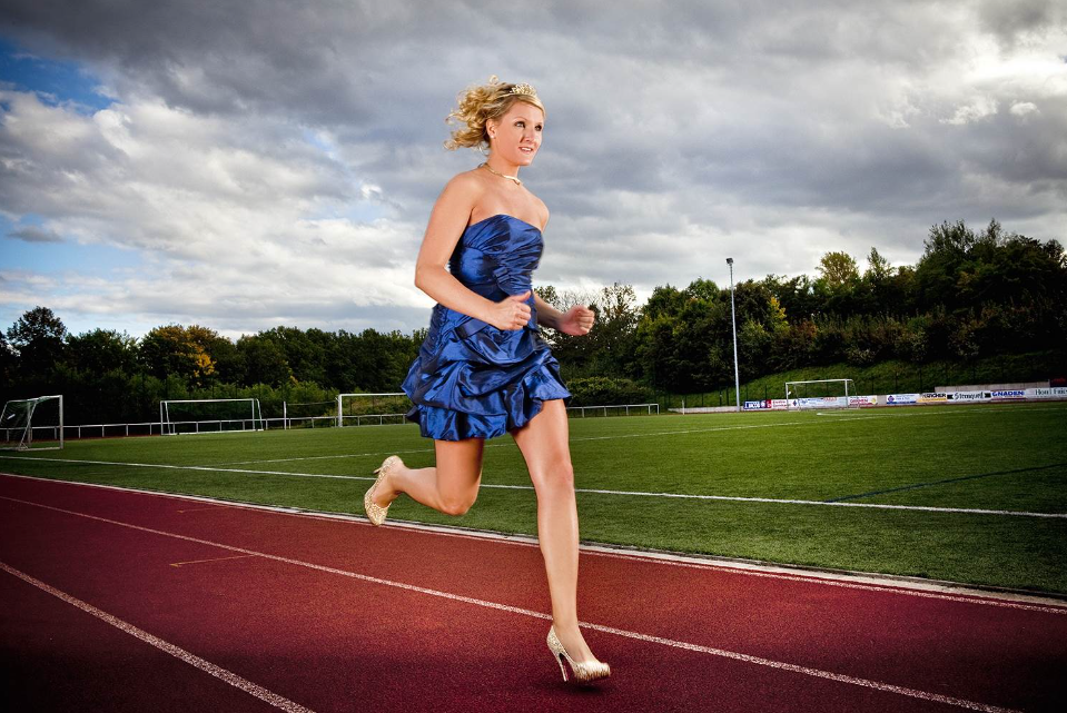 Стильная стометровка на шпильках