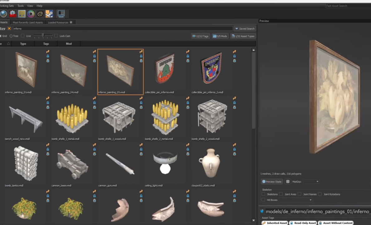 Слив ассетов 