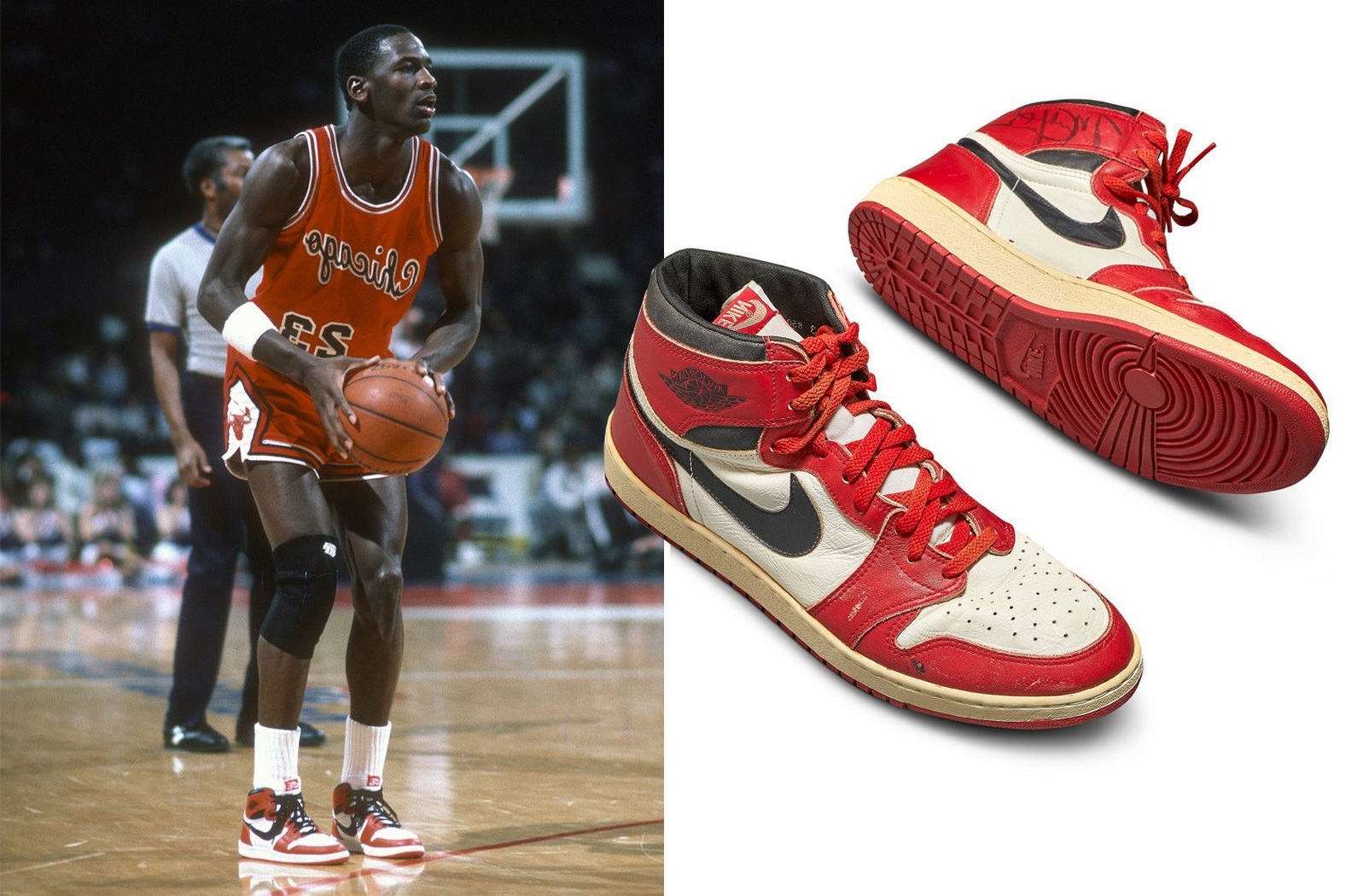 Играет в собственных кроссовках