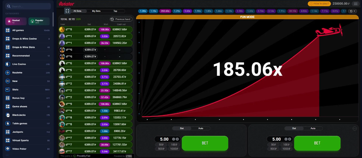 коефициенти в Авиаторе