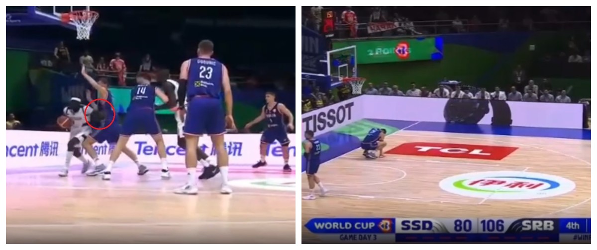 От удара стало плохо игроку