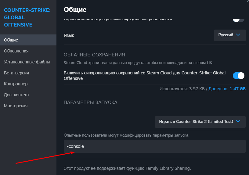 как включить консоль в кс 2 команда -console