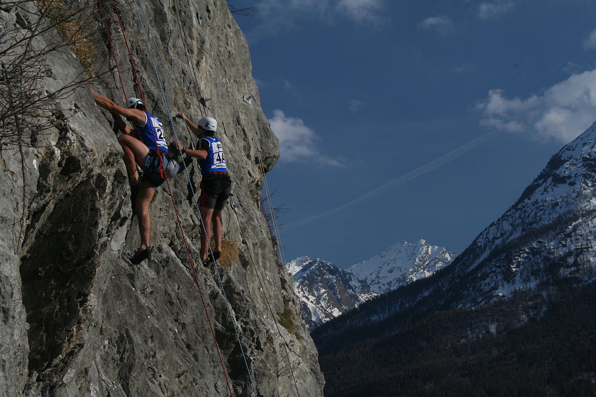 Вид спорта лазания по камням