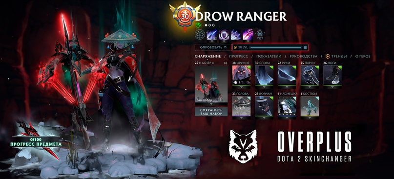 Скин на персонажа