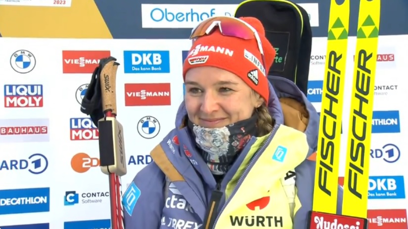 Биатлонистка