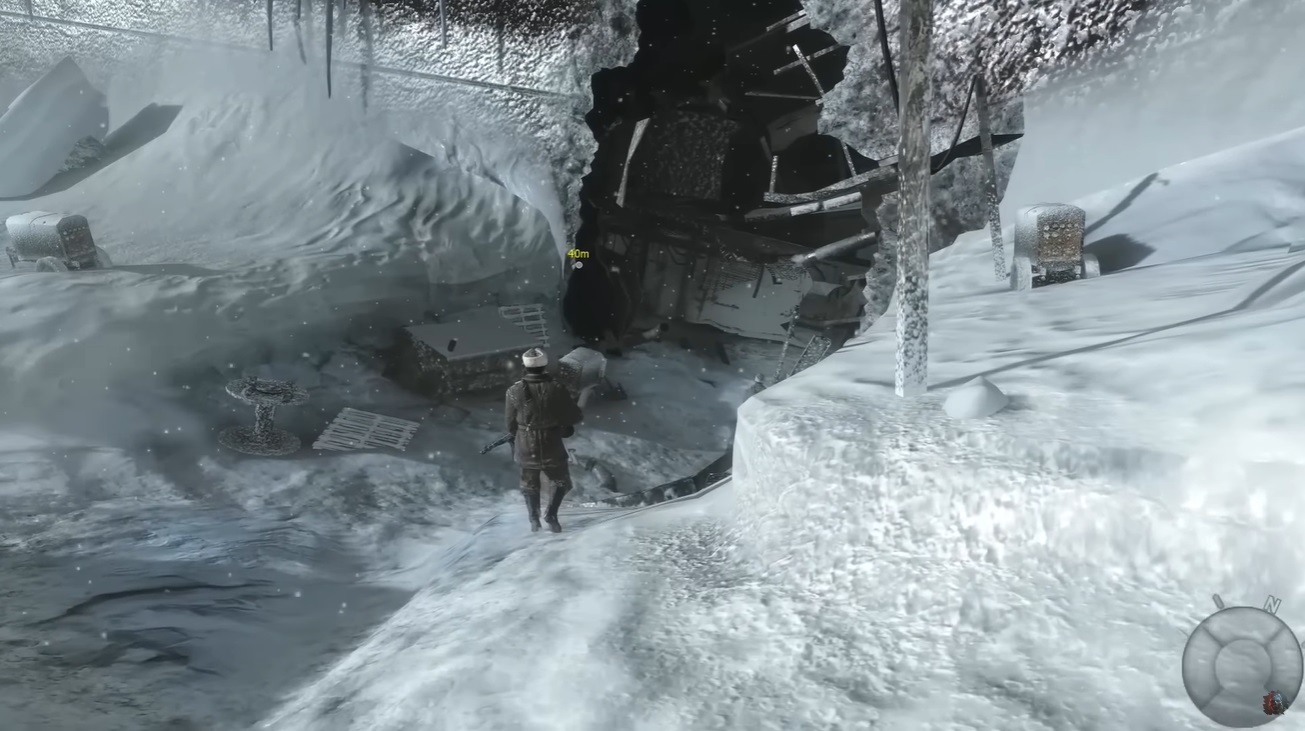 Зима и военные