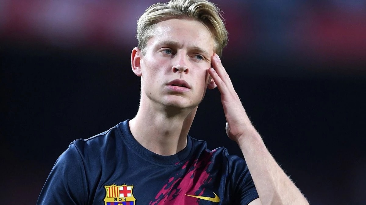 Футболист в форме Барселоны