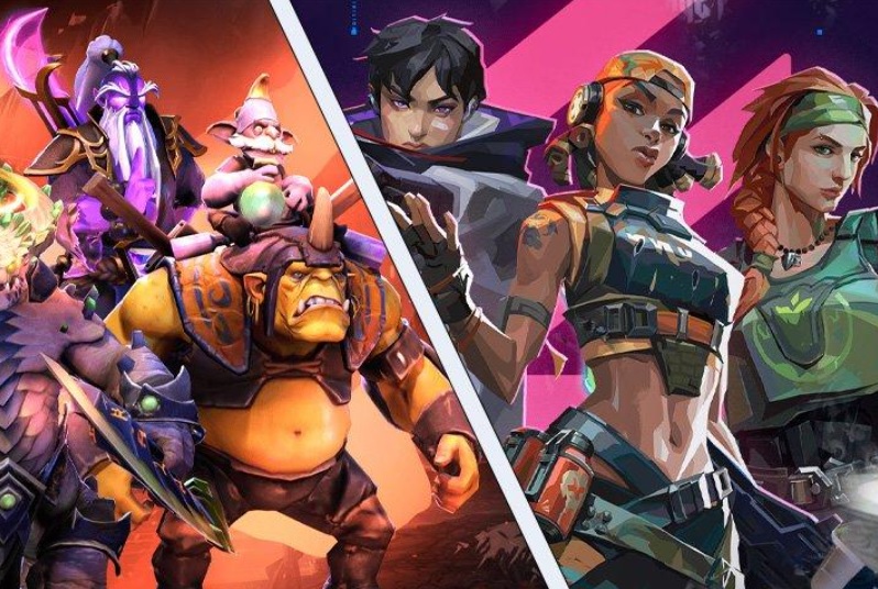 Персонажи из доты 2 и валорант