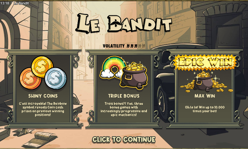 Tours gratuits Le Bandit
