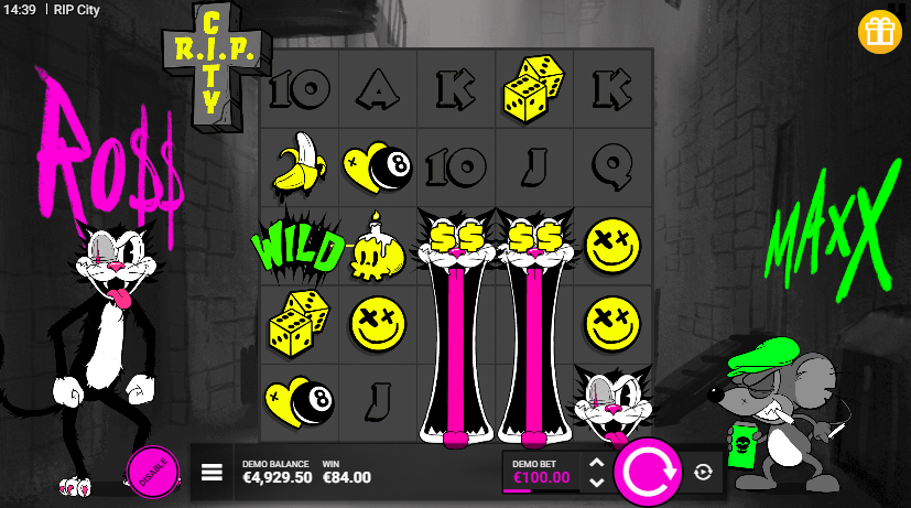 Caractéristiques de la machine à sous RIP City