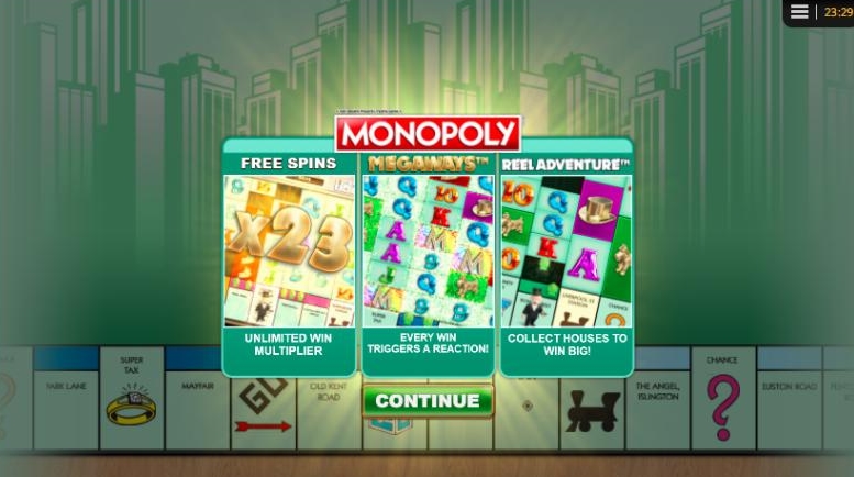 Monopoly Megaways yuvası