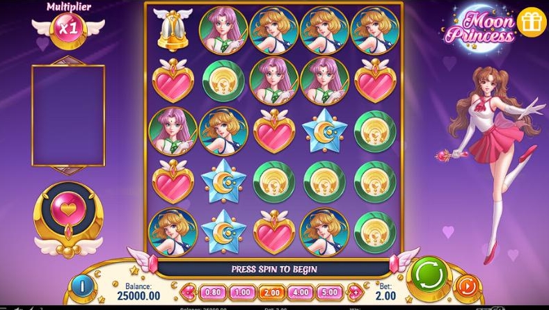 Moon Princess Slot Oyunu Anime Teması, Bonuslar