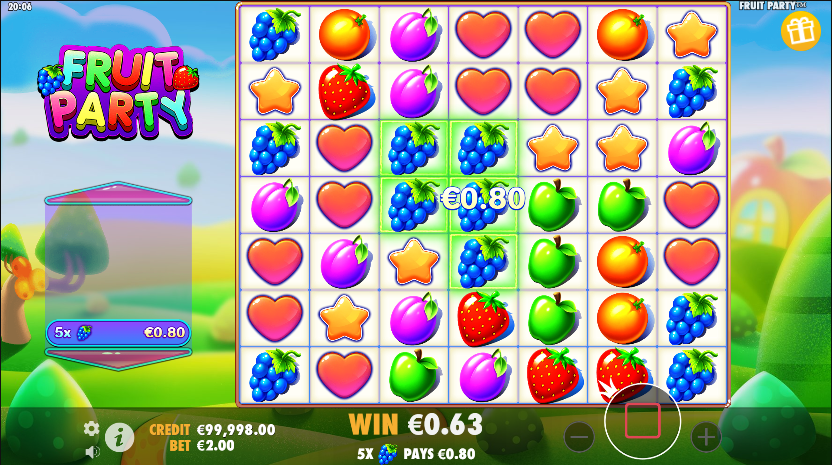 Recenze výherního automatu Fruit Party