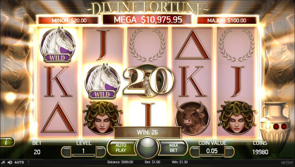 İlahi Şans sembolleri ve ödemeleri