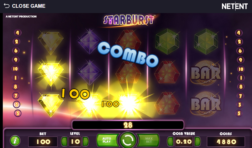 Starburst tahlili va o'yin uchun maslahatlar
