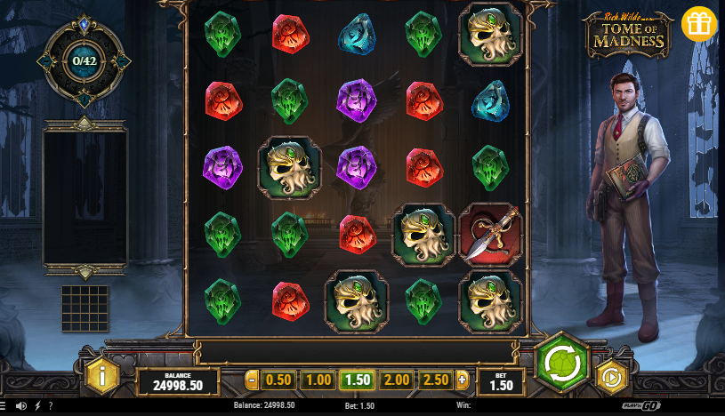 Tome of Madness RTP, құбылмалылық және максималды жеңіс