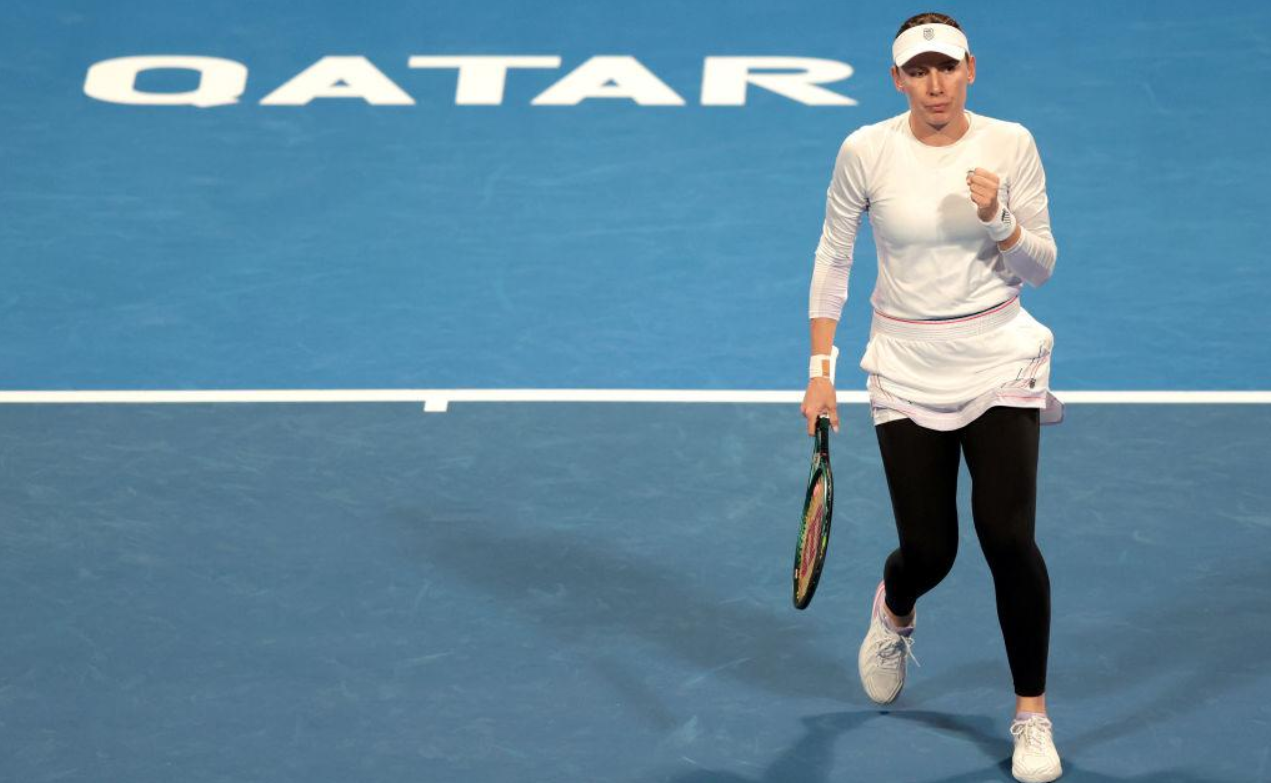 Aleksandrová tvoří historii v Dohe - třetí polovině WTA-1000 v kariéře